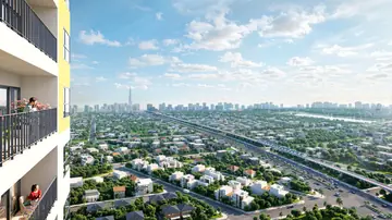 Tầm nhìn hướng sông Sài Gòn
