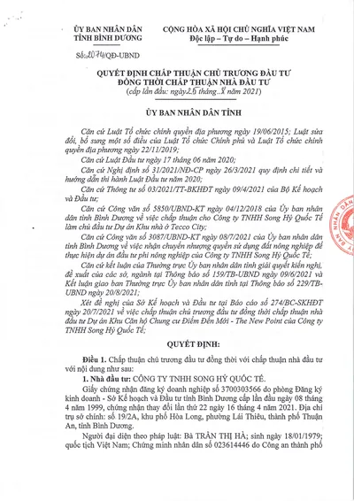 Quyết định 2074/QĐ-UBND